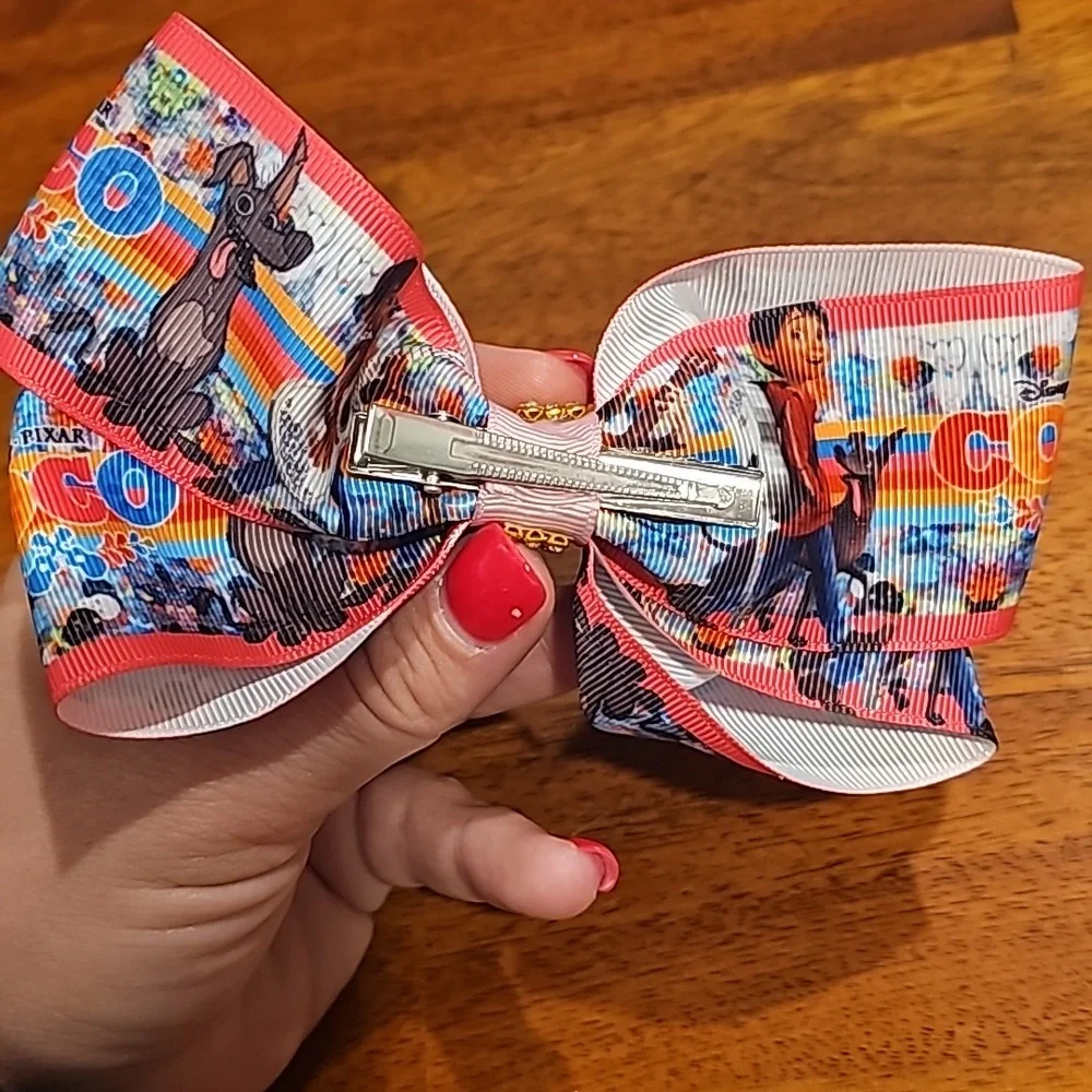 Girls youth COCO hair bow. Super cute